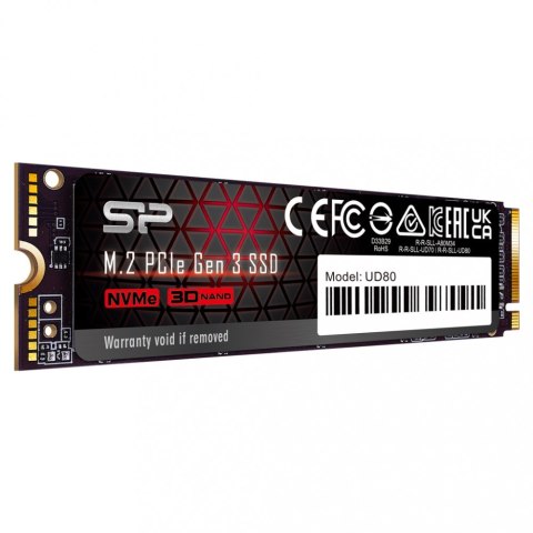 Silicon Power Dysk SSD UD80 500GB PCIe M.2 2280 Gen 3x4 3400/2300 MB/s Silicon Power Dysk SSD UD80 500GB PCIe M.2 2280 Gen 3x4 3400/2300 MB/s