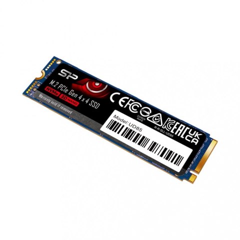Silicon Power Dysk SSD UD85 500GB PCIe M.2 2280 NVMe Gen 4x4 3600/2400 MB/s Silicon Power Dysk SSD UD85 500GB PCIe M.2 2280 NVMe Gen 4x4 3600/2400 MB/s