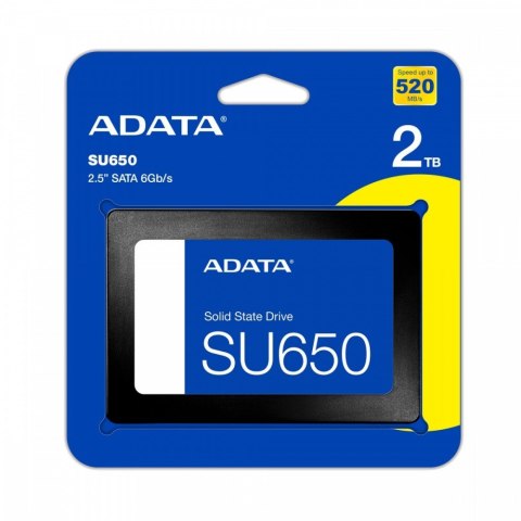 Adata Dysk SSD Ultimate SU650 2TB SATA3 520/450 MB/s Adata Dysk SSD Ultimate SU650 2TB SATA3 520/450 MB/s