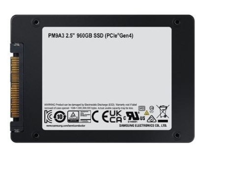 Samsung Dysk serwerowy SSD PM9A3 U.2 DCT 3840 GB MZQL23T8HCLS-00W07 NVMe Samsung Dysk serwerowy SSD PM9A3 U.2 DCT 3840 GB MZQL23T8HCLS-00W07 NVMe