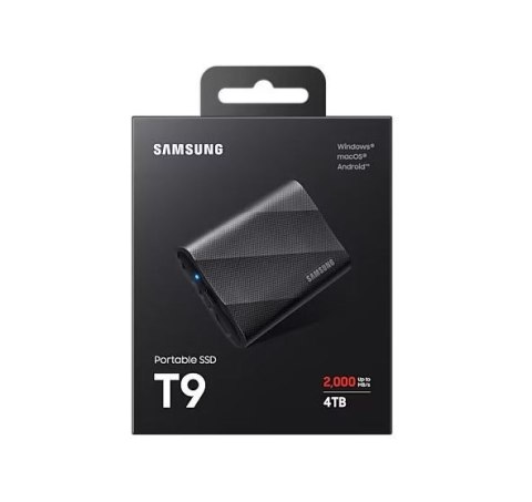 Samsung Dysk zewnętrzny SSD T9 4TB USB3.2 GEN.2 czarny Samsung Dysk zewnętrzny SSD T9 4TB USB3.2 GEN.2 czarny