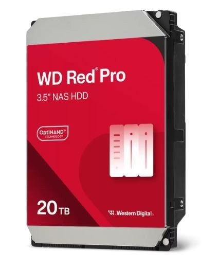 Western Digital Dysk HDD Red Pro 20TB 3,5 512MB SATA III/7200rpm Western Digital Dysk HDD Red Pro 20TB 3,5 512MB SATA III/7200rpm