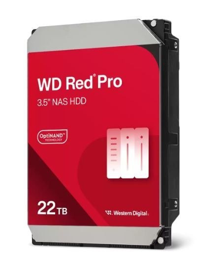 Western Digital Dysk HDD Red Pro 22TB 3,5 512MB SATAIII/7200rpm Western Digital Dysk HDD Red Pro 22TB 3,5 512MB SATAIII/7200rpm