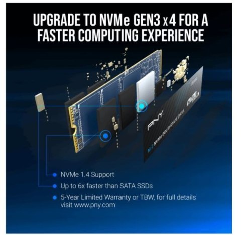 PNY Dysk SSD 1TB M.2 2280 BULK M280CS2230-1TB-SI PNY Dysk SSD 1TB M.2 2280 BULK M280CS2230-1TB-SI