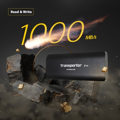 Patriot Dysk SSD 1TB Transporter 1000/1000 MB/s Type-C