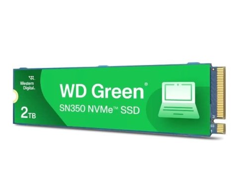 Western Digital Dysk SSD Green 2TB M.2 2280 SN350 NVMe PCIe Western Digital Dysk SSD Green 2TB M.2 2280 SN350 NVMe PCIe