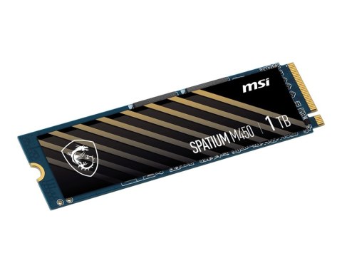 MSI Dysk SSD SPATIUM M450 1TB M.2 PCIe4 3600/3000MB/s MSI Dysk SSD SPATIUM M450 1TB M.2 PCIe4 3600/3000MB/s