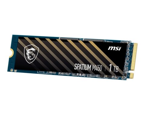 MSI Dysk SSD SPATIUM M450 1TB M.2 PCIe4 3600/3000MB/s MSI Dysk SSD SPATIUM M450 1TB M.2 PCIe4 3600/3000MB/s