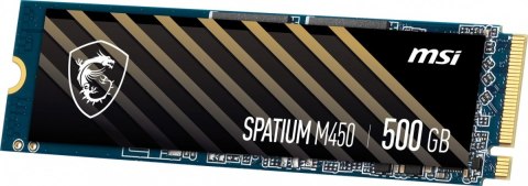 MSI Dysk SSD SPATIUM M450 500GB M.2 PCIe4 3600/2300MB/s