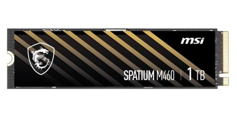MSI Dysk SSD SPATIUM M460 1TB M.2 PCIe4 5000/4500MB/s MSI Dysk SSD SPATIUM M460 1TB M.2 PCIe4 5000/4500MB/s