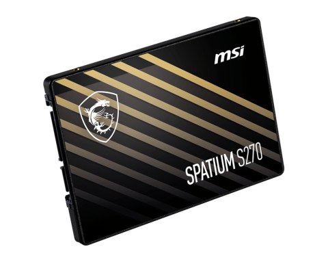 MSI Dysk SSD SPATIUM S270 960GB 2,5 cala SATA3 500/450MB/s MSI Dysk SSD SPATIUM S270 960GB 2,5 cala SATA3 500/450MB/s
