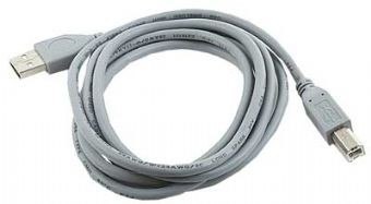 Gembird Kabel USB 2.0 typu AB AM-BM 1.8m szary Gembird Kabel USB 2.0 typu AB AM-BM 1.8m szary