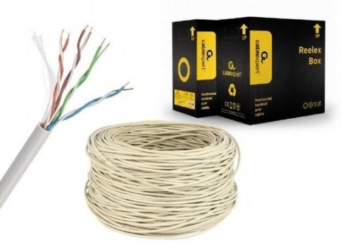 Gembird Kabel UTP drut kat. 5e (CCA) 305m szary Gembird Kabel UTP drut kat. 5e (CCA) 305m szary