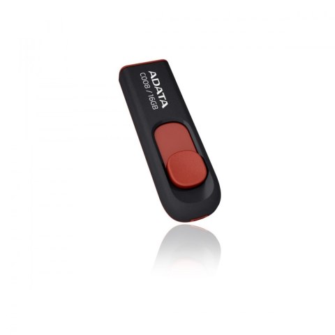 Adata Pendrive DashDrive Classic C008 16GB USB2.0 czarno-czerwony Adata Pendrive DashDrive Classic C008 16GB USB2.0 czarno-czerwony