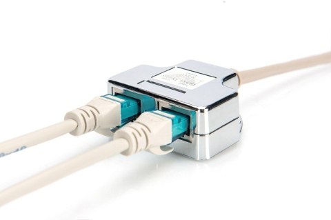 Digitus Adapter RJ45 na kablu / 2x gniazdo RJ45 kat.5e Digitus Adapter RJ45 na kablu / 2x gniazdo RJ45 kat.5e