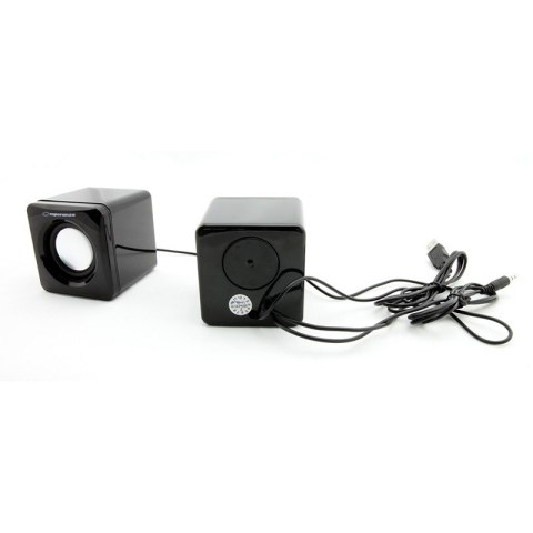 Esperanza GŁOŚNIKI 2.0 CUBE USB EP111 2x3W Esperanza GŁOŚNIKI 2.0 CUBE USB EP111 2x3W