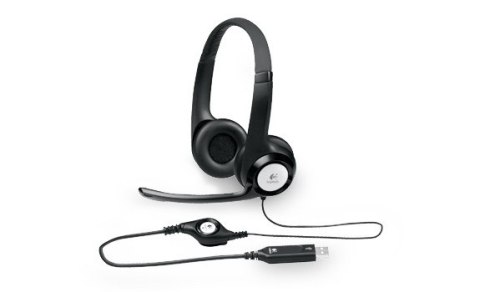 Logitech H390 Słuchawki z mikrofonem USB 981-000406 Logitech H390 Słuchawki z mikrofonem USB 981-000406