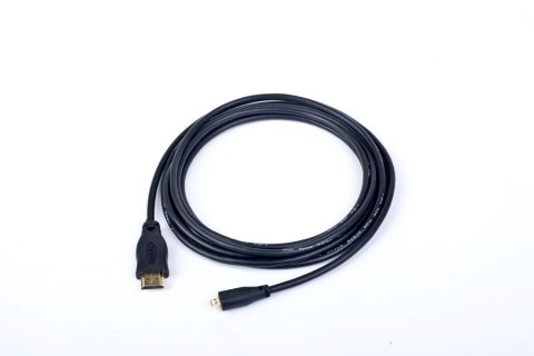 Gembird Kabel HDMI-HDMI MICRO v2.0 (A-D) High Speed 1.8M (pozłacane końcówki) Gembird Kabel HDMI-HDMI MICRO v2.0 (A-D) High Speed 1.8M (pozłacane końcówki)