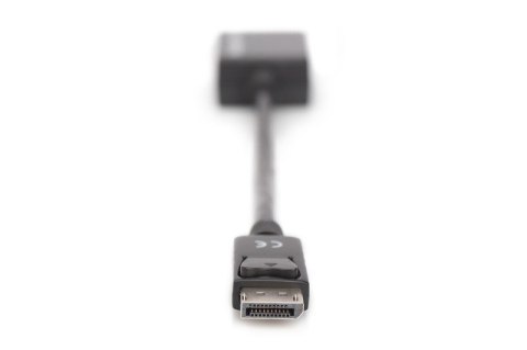 Digitus Kabel adapter Displayport z zatrzaskiem 1080p 60Hz FHD Typ DP/DSUB15 M/Ż 0,15m Czarny Digitus Kabel adapter Displayport z zatrzaskiem 1080p 60Hz FHD Typ DP/DSUB15 M/Ż 0,15m Czarny