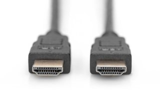 Digitus Kabel połączeniowy HDMI HighSpeed z Ethernetem 4K 60Hz UHD Typ HDMI A/HDMI A M/M 2m Czarny
