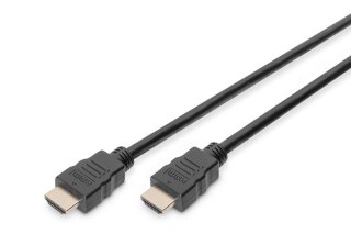 Digitus Kabel połączeniowy HDMI HighSpeed z Ethernetem 4K 60Hz UHD Typ HDMI A/HDMI A M/M 3m Czarny