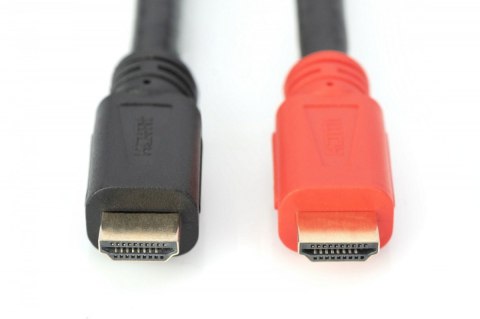 Digitus Kabel połączeniowy HDMI HighSpeed ze wzmacniaczem 1080p 60Hz FHD Typ HDMI A/HDMI A M/M 15m Czarny Digitus Kabel połączeniowy HDMI HighSpeed ze wzmacniaczem 1080p 60Hz FHD Typ HDMI A/HDMI A M/M 15m Czarny