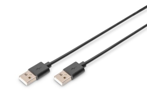 Digitus Kabel połączeniowy USB 2.0 HighSpeed Typ USB A/USB A M/M czarny 1m Digitus Kabel połączeniowy USB 2.0 HighSpeed Typ USB A/USB A M/M czarny 1m