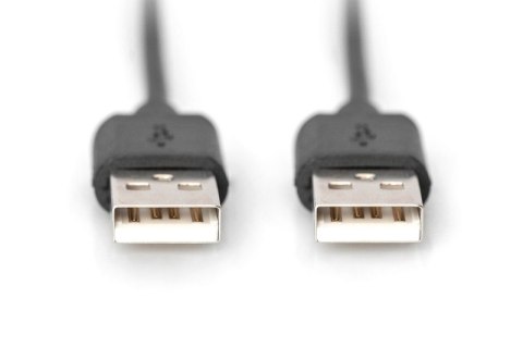 Digitus Kabel połączeniowy USB 2.0 HighSpeed Typ USB A/USB A M/M czarny 1m Digitus Kabel połączeniowy USB 2.0 HighSpeed Typ USB A/USB A M/M czarny 1m