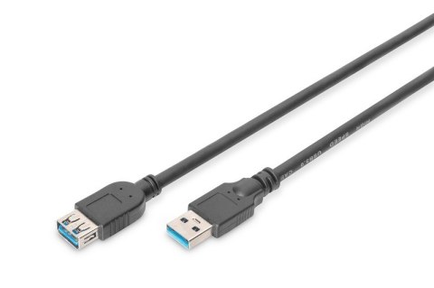 Digitus Kabel przedłużający USB 3.1 Gen.1 SuperSpeed 5Gbps Typ USB A/USB A M/Ż czarny 1,8m Digitus Kabel przedłużający USB 3.1 Gen.1 SuperSpeed 5Gbps Typ USB A/USB A M/Ż czarny 1,8m