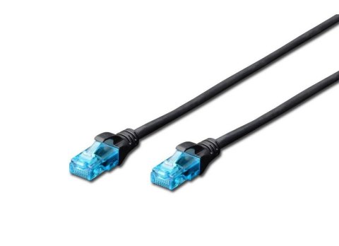 Digitus Patch cord U/UTP kat.5e PVC 5m czarny Digitus Patch cord U/UTP kat.5e PVC 5m czarny