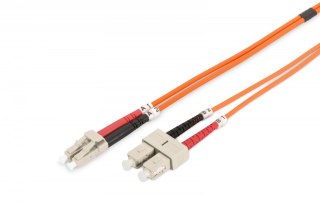 Digitus Patch cord światłowodowy FO MM 50/125 OM2 LC-SC dplx 3m