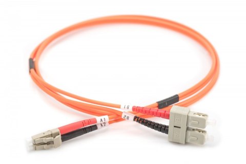 Digitus Patch cord światłowodowy FO MM 50/125 OM2 LC-SC dplx 3m Digitus Patch cord światłowodowy FO MM 50/125 OM2 LC-SC dplx 3m