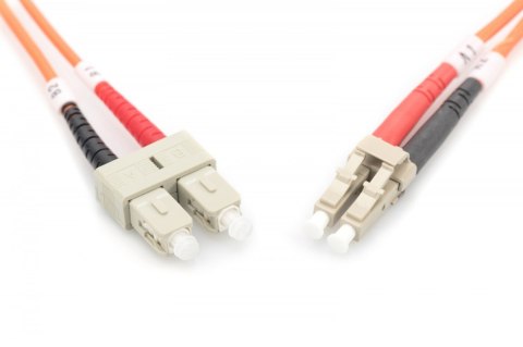 Digitus Patch cord światłowodowy FO MM 50/125 OM2 LC-SC dplx 3m Digitus Patch cord światłowodowy FO MM 50/125 OM2 LC-SC dplx 3m