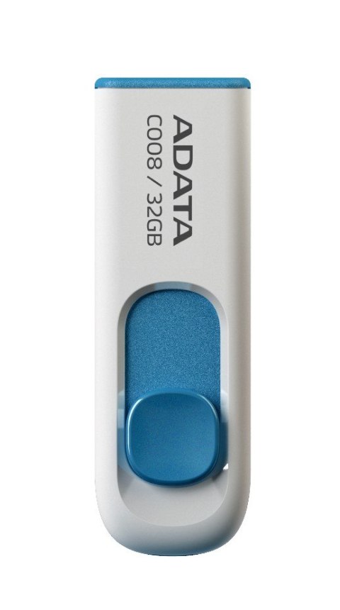 Adata Pendrive DashDrive Classic C008 32GB USB2.0 biało- niebieskie Adata Pendrive DashDrive Classic C008 32GB USB2.0 biało- niebieskie