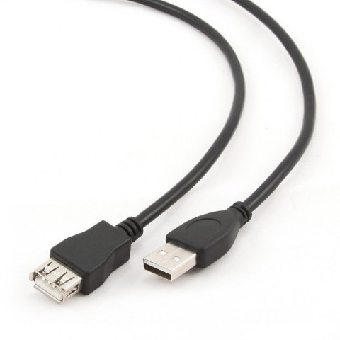 Gembird Przedłużacz USB 2.0 typu AM-AF 4.5m czarny Gembird Przedłużacz USB 2.0 typu AM-AF 4.5m czarny