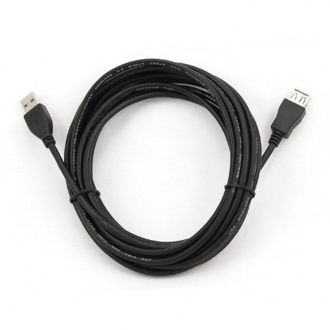 Gembird Przedłużacz USB 2.0 typu AM-AF 4.5m czarny Gembird Przedłużacz USB 2.0 typu AM-AF 4.5m czarny