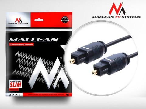 Maclean Przewód optyczny Toslink SLIM 3m MCTV-753 Maclean Przewód optyczny Toslink SLIM 3m MCTV-753