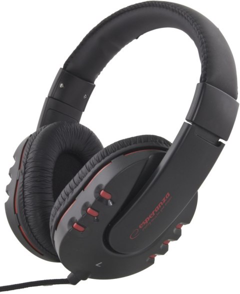 Esperanza SŁUCHAWKI AUDIO STEREO Z REGULACJĄ GŁOŚNOŚCI EH142K MAUI CZARNE Esperanza SŁUCHAWKI AUDIO STEREO Z REGULACJĄ GŁOŚNOŚCI EH142K MAUI CZARNE
