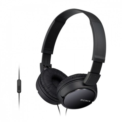 Sony Słuchawki MDR-ZX110AP czarne Sony Słuchawki MDR-ZX110AP czarne