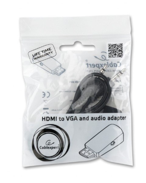 Gembird Adapter HDMI-A(M)->VGA(F)+Audio Gembird Adapter HDMI-A(M)->VGA(F)+Audio