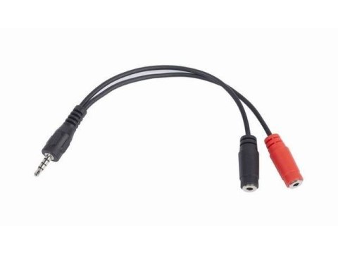 Gembird Adapter Jack Mini 4-Pin(M)->2x Jack Mini(F) 20cm Gembird Adapter Jack Mini 4-Pin(M)->2x Jack Mini(F) 20cm