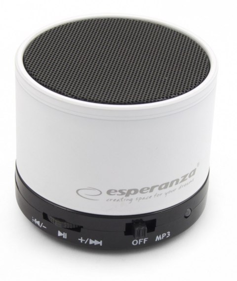 Esperanza Głośnik bluetooth RITMO Biały EP115W Esperanza Głośnik bluetooth RITMO Biały EP115W