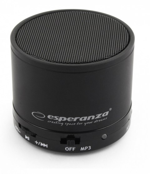 Esperanza Głośnik bluetooth RITMO Czarny EP115K Esperanza Głośnik bluetooth RITMO Czarny EP115K