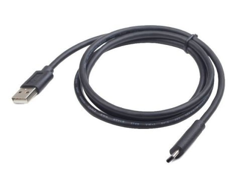 Gembird Kabel USB 2.0 typu AC AM-CM 1m czarny Gembird Kabel USB 2.0 typu AC AM-CM 1m czarny