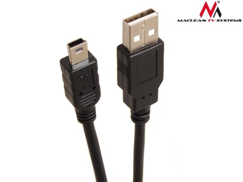 Maclean Kabel USB 2.0 wtyk-wtyk mini 3m MCTV-749 Maclean Kabel USB 2.0 wtyk-wtyk mini 3m MCTV-749