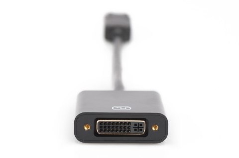 Digitus Kabel adapter Displayport z zatrzaskiem 1080p 60Hz FHD Typ DP/DVI-I (24+5) M/Ż 0,15m Czarny Digitus Kabel adapter Displayport z zatrzaskiem 1080p 60Hz FHD Typ DP/DVI-I (24+5) M/Ż 0,15m Czarny