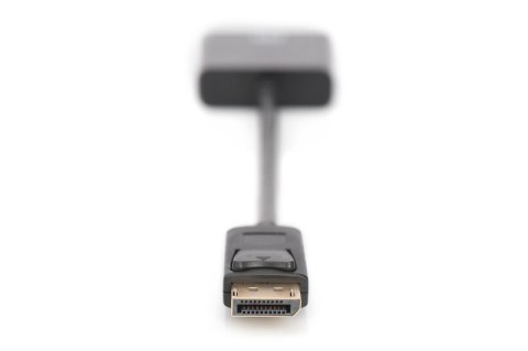 Digitus Kabel adapter Displayport z zatrzaskiem 1080p 60Hz FHD Typ DP/DVI-I (24+5) M/Ż 0,15m Czarny Digitus Kabel adapter Displayport z zatrzaskiem 1080p 60Hz FHD Typ DP/DVI-I (24+5) M/Ż 0,15m Czarny