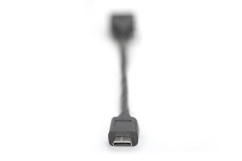 Digitus Kabel adapter USB 3.1 Gen 1 SuperSpeed OTG Typ USB C/USB A M/Ż 0,15m Czarny Digitus Kabel adapter USB 3.1 Gen 1 SuperSpeed OTG Typ USB C/USB A M/Ż 0,15m Czarny