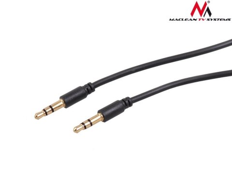 Maclean Przewód jack 3.5mm wtyk-wtyk 1.5m MCTV-815 Czarny Maclean Przewód jack 3.5mm wtyk-wtyk 1.5m MCTV-815 Czarny