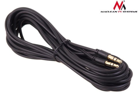Maclean Przewód jack 3.5mm wtyk-wtyk 1.5m MCTV-815 Czarny Maclean Przewód jack 3.5mm wtyk-wtyk 1.5m MCTV-815 Czarny